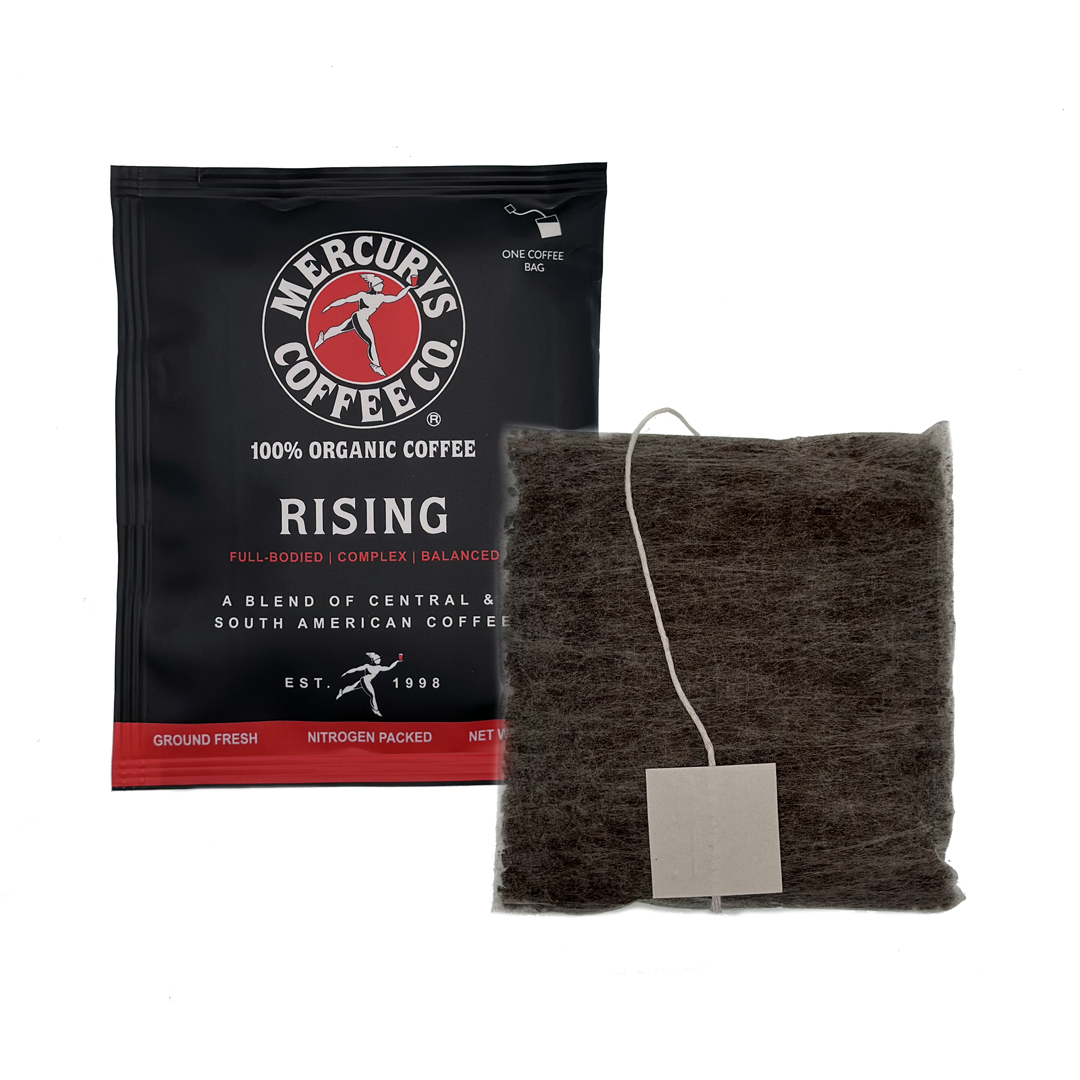 RISING SINGLE-SERVE COFFEE SACHETS