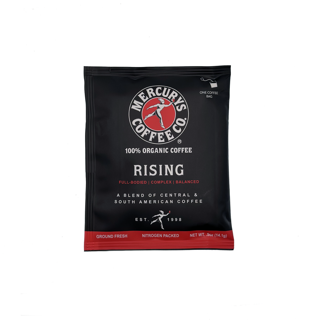 RISING SINGLE-SERVE COFFEE SACHETS
