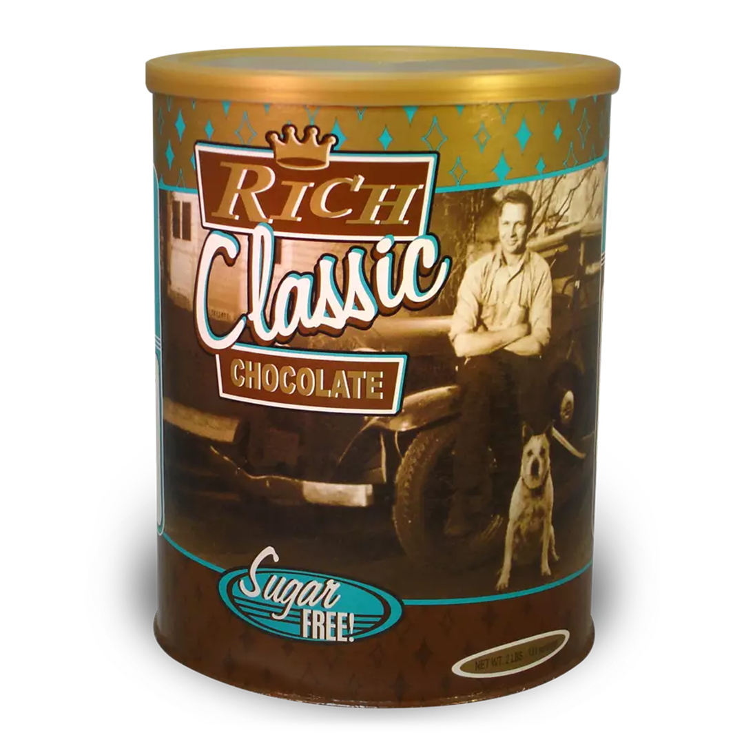 GOSH THAT'S GOOD! BRAND™ SUGAR FREE RICH CLASSIC CHOCOLATE - 2lb Can