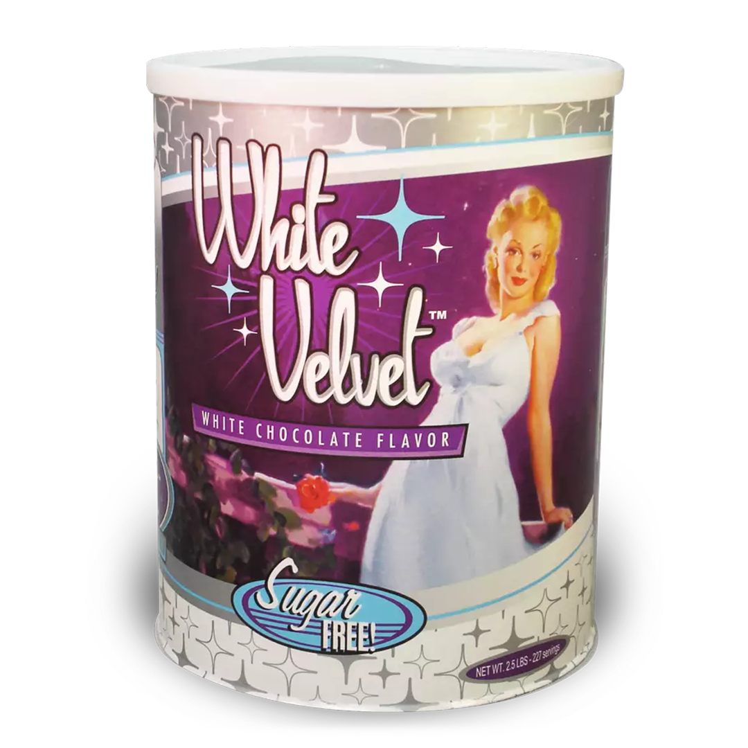 GOSH THAT'S GOOD! BRAND™ SUGAR FREE WHITE VELVET CHOCOLATE - 2.5lb Can
