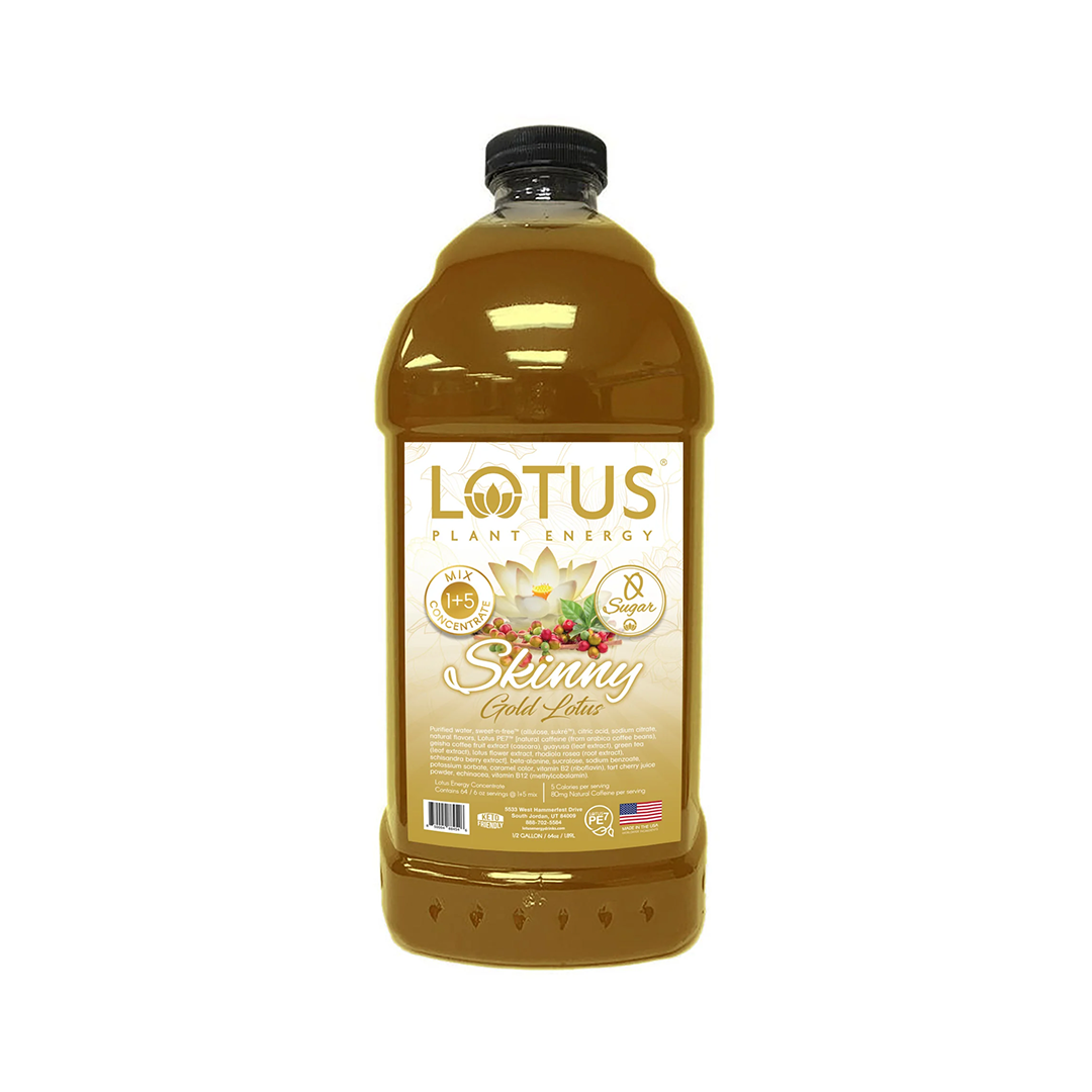 GOLD (SKINNY) LOTUS ENERGY CONCENTRATE - 64oz