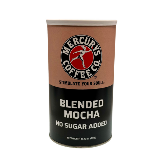 MERCURYS BLENDED MOCHA POWDER (No Sugar Added)  - 1lb 12oz Can
