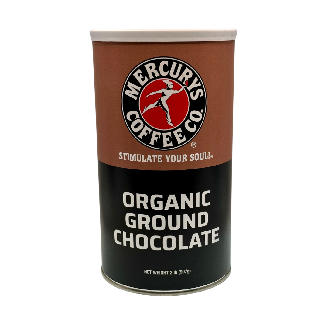 MERCURYS ORGANIC GROUND CHOCOLATE - 2lb Can
