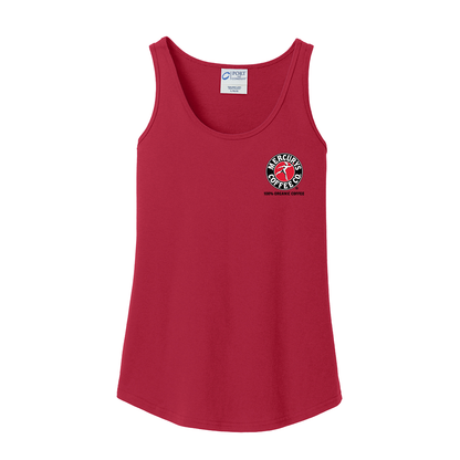 Mercurys Coffee Red Tank Top (Womens)