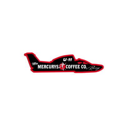 Miss Mercurys Coffee Hydroplane Vinyl Sticker Pack