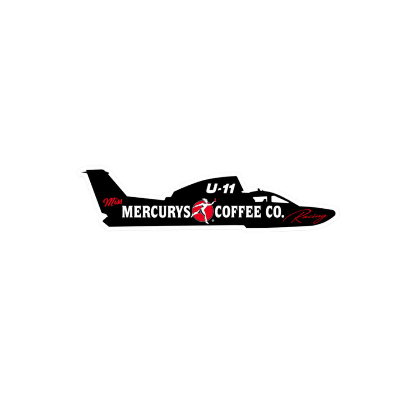 Miss Mercurys Coffee Hydroplane Vinyl Sticker Pack